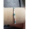 Bracelet miyuki rose turquoise 