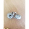 Boucles d’oreilles acier inoxydable labradorite 