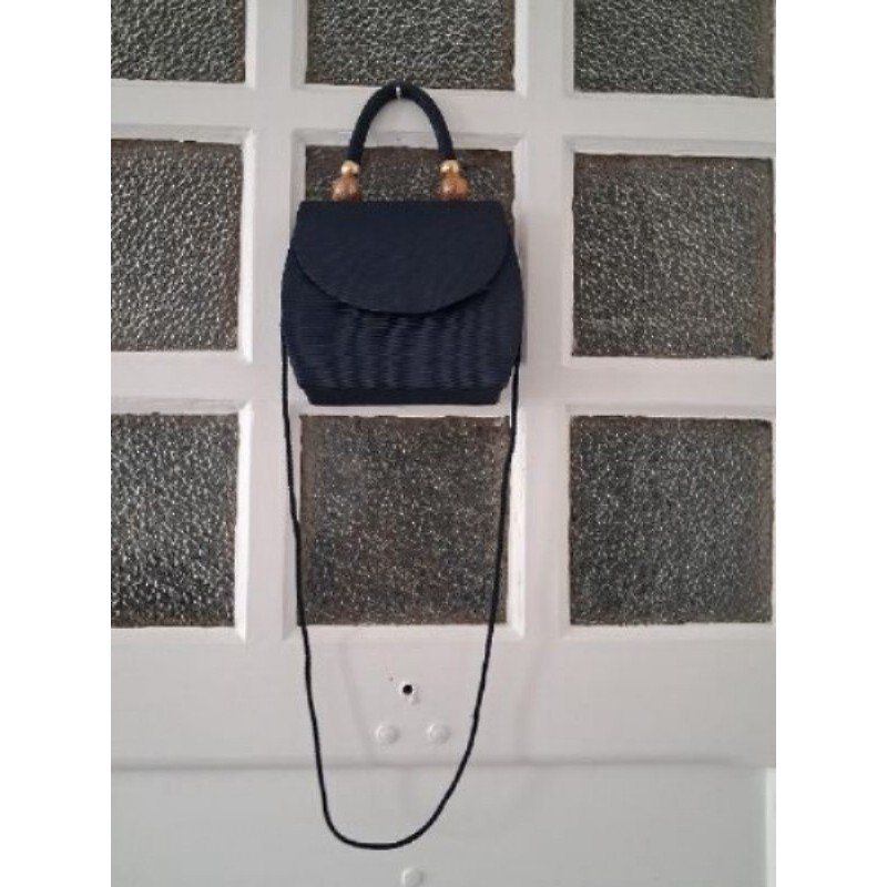 Petit sac en tissu bleu