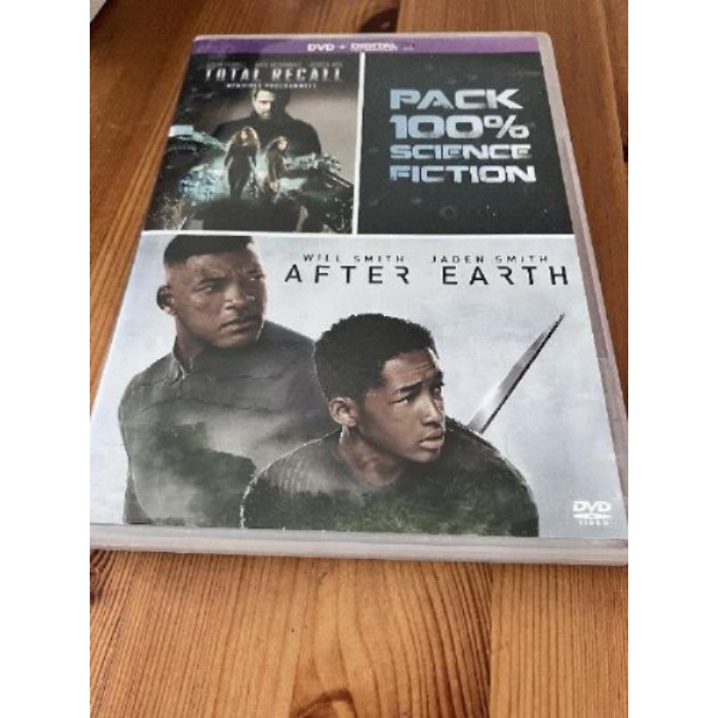 Pack dvd 2 films total recalé et after earth