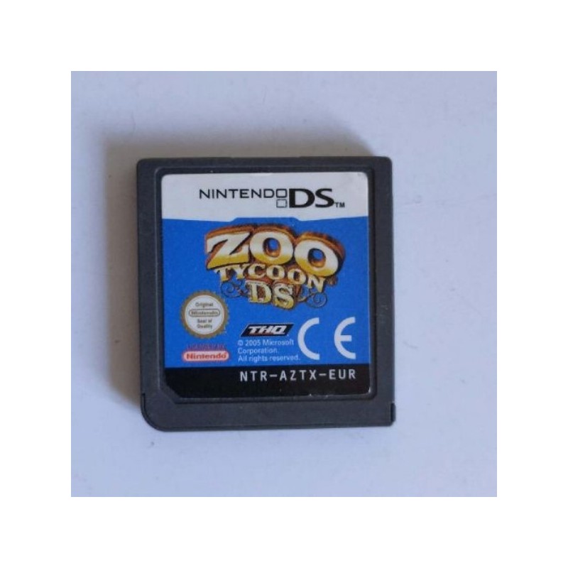 Jeu Nintendo DS sans boite Zoo Tycoon