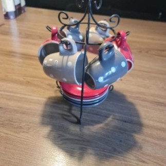 Ensemble tasses présentoir