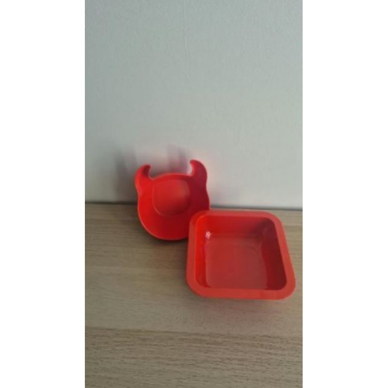 Lot coupelle rouge 