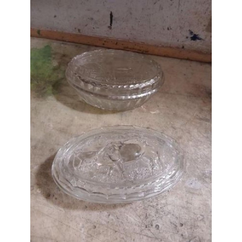 Beurrier en verre 