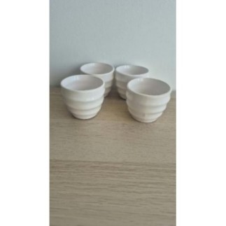 Lot coche pot ivoire 