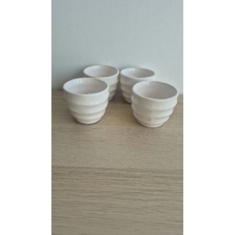 Lot coche pot ivoire 