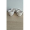 Lot coche pot ivoire 