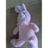 Peluche lapin rose