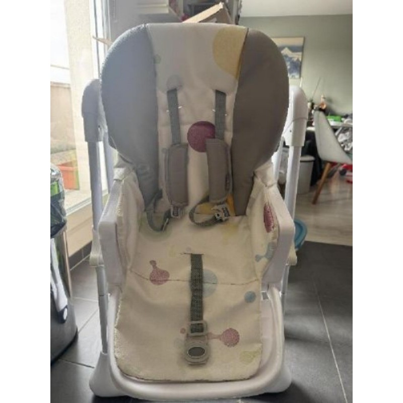 Chaise haute bébé kinderkraft réglable 5 positions 