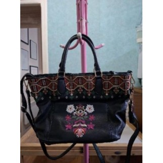Sac desigual double fonction avec bandouliere