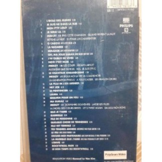 Cassette VHS en état de fonctionnement pour collectionneur Johnny Hallyday