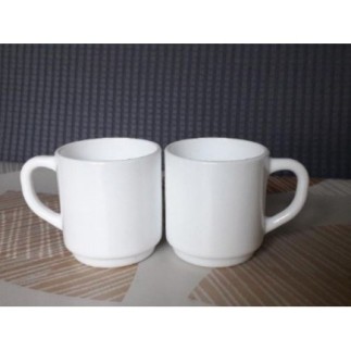 Lot de 2 tasses à café non...