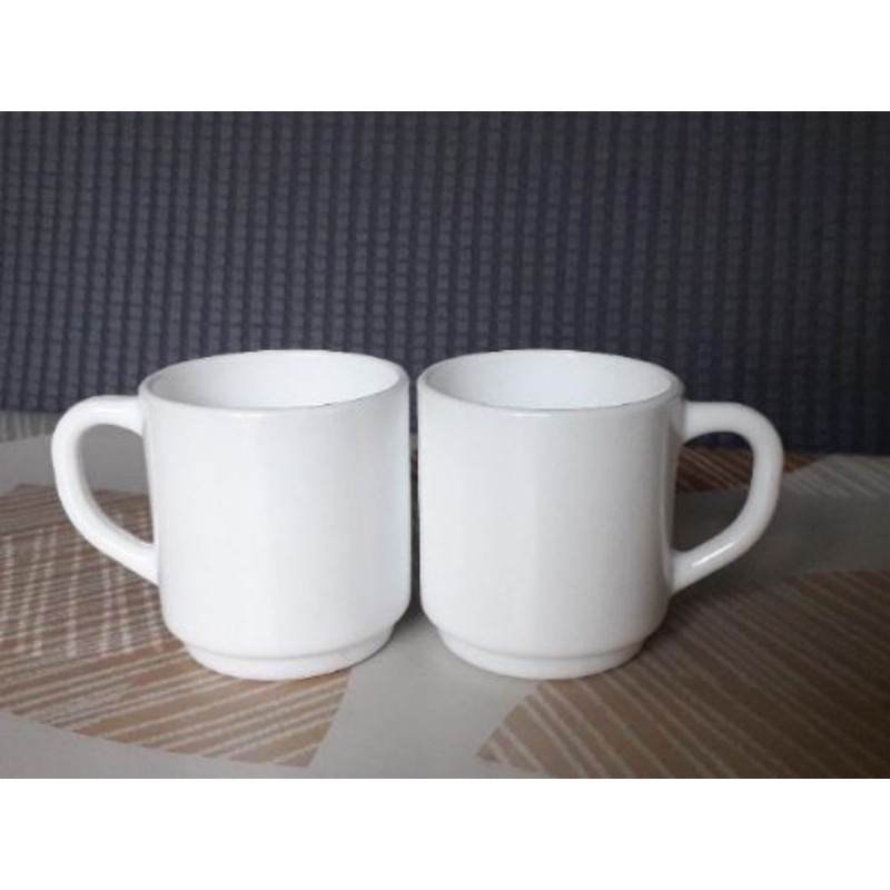Lot de 2 tasses à café non ébréchées