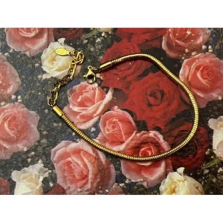Bracelet doré (acier)...