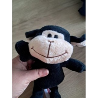 Peluche singe noir
