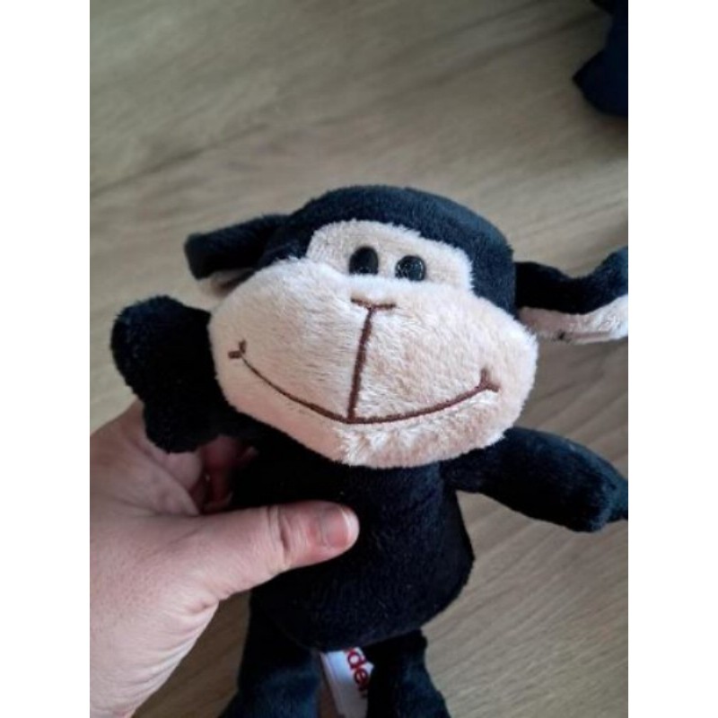 Peluche singe noir