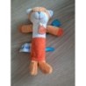 Peluche chat orange