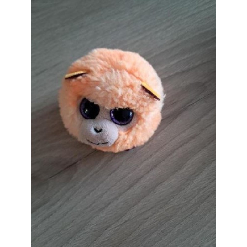 Peluche boule orange
