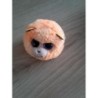 Peluche boule orange