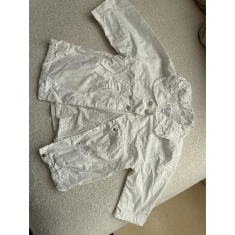 Veste blanche 12 mois 