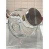 Bocal transparent avec couvercle 