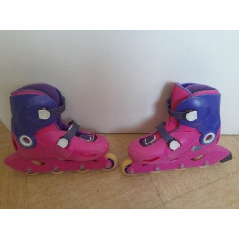 Rollers Play 3 rose/violet DECATHLON  P 32 à 34