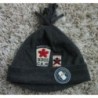 bonnet polaire gris foncé pompom franges CKW  Taille UNIQUE