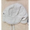 casquette velours beige doublée mouton NATALYS taille 2 ans
