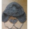 chapka laine gris doublée fourrure grise Taille 8-11 ans