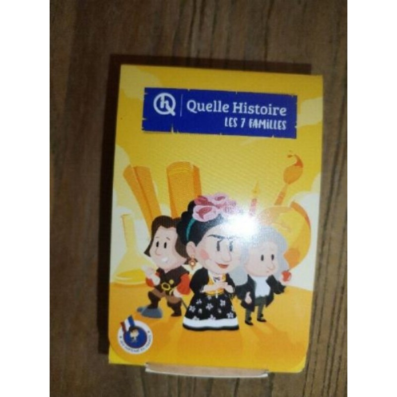 Jeux 7 familles Quelle histoire, de l'antiquité à aujourd'hui, dès 3 ans, excellent état
