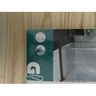 Lot rideau douche et accroches neuf