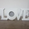 PORTE PHOTO blanc 26x10cm
