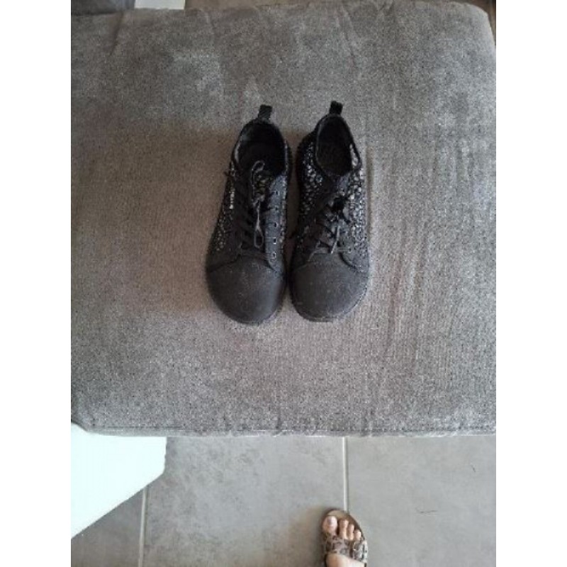 Basket noire-dentelle T.38/39