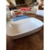 Plate en céramique blan