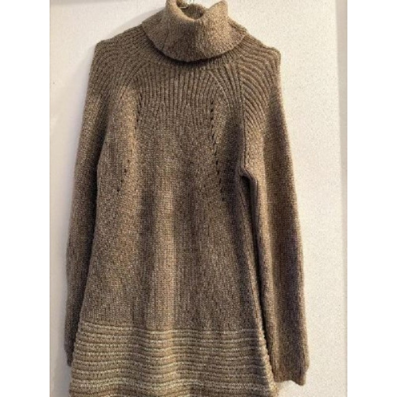 Robe pull beige NafNaf taille 38