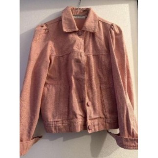 Veste jeans rose taille 34