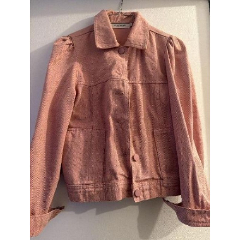 Veste jeans rose taille 34