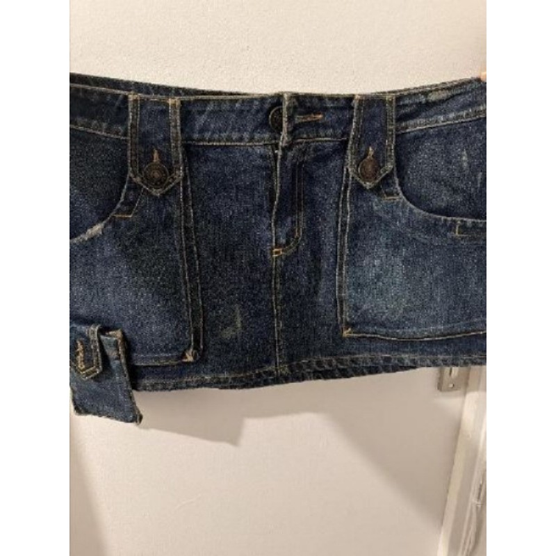 Jupe courte jeans bleu taille 38