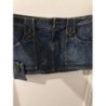 Jupe courte jeans bleu taille 38