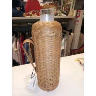 Termos vintage gainé d'osier 