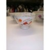 Petit bol faience fleurs oranges