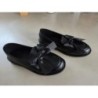 MOCASSION NOIR A NŒUD