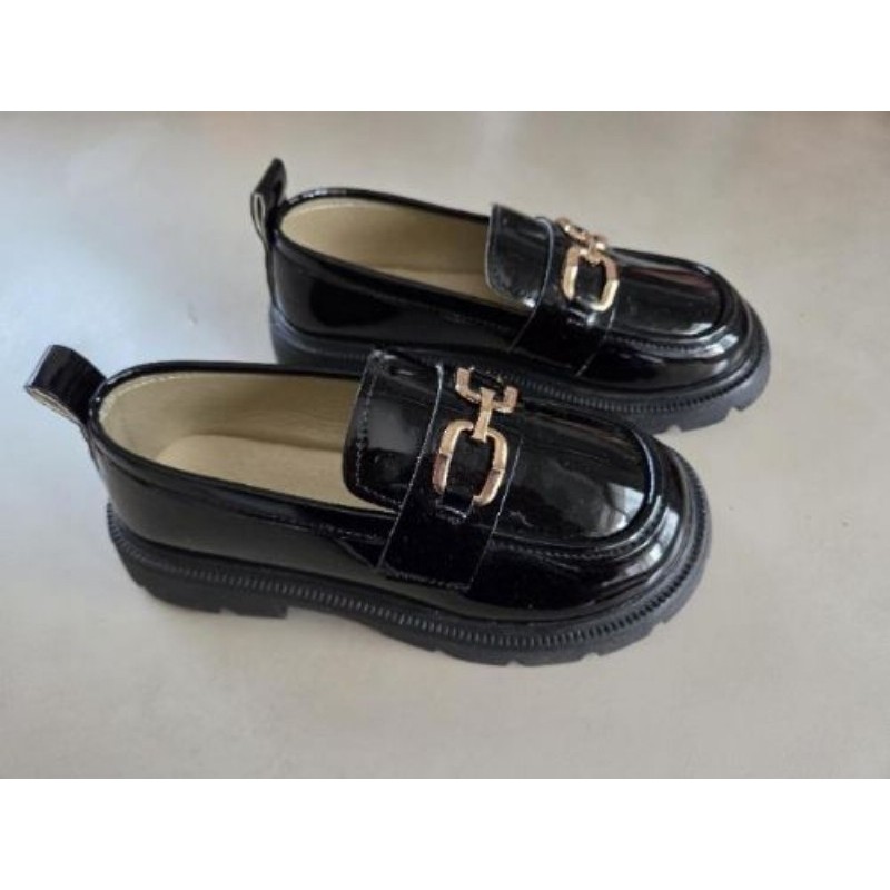 MOCASSIN NOIR VERNIS - T35