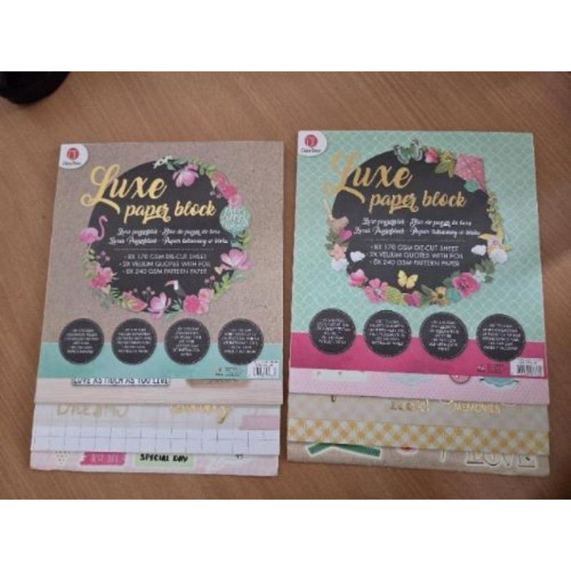 BLOC PAPIER LUXE