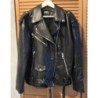 Veste perfecto femme Zara - Taille M - Simili cuir noir - Très bon état 