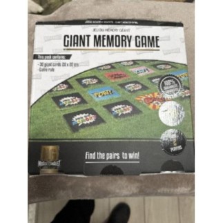 Giant memory game