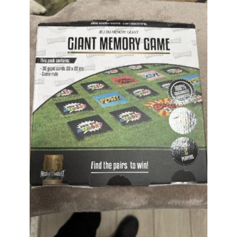 Giant memory game