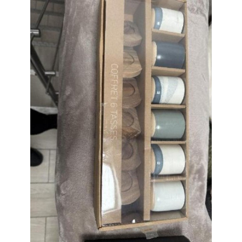 Coffret 6 tasses 