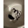 Grosse tasse avec zèbre mignon au fond