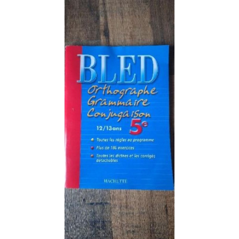 BLED 12/13 ans 5E